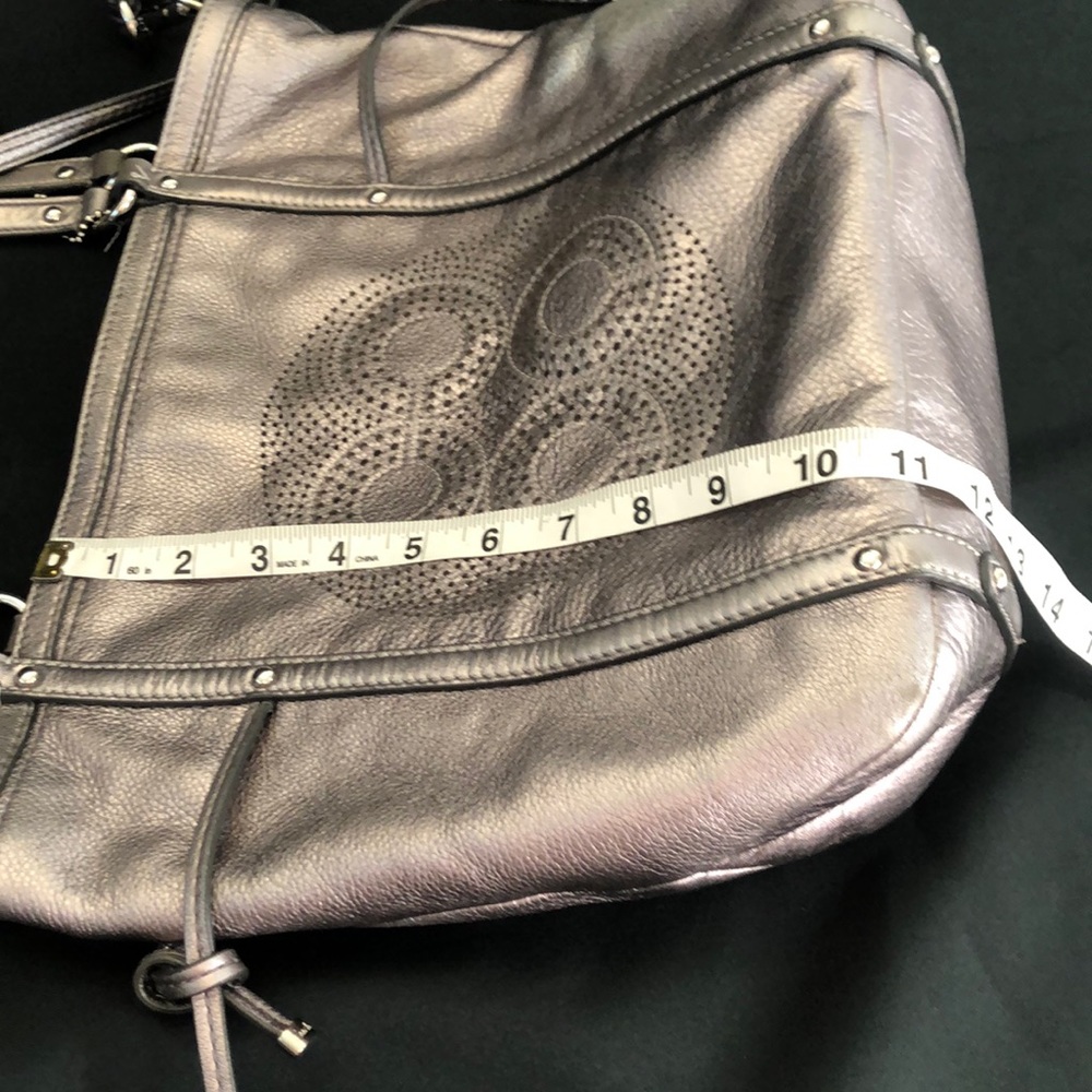 Lovely COACH grey/silver color shoulders Bag - Picture 15 of 15
